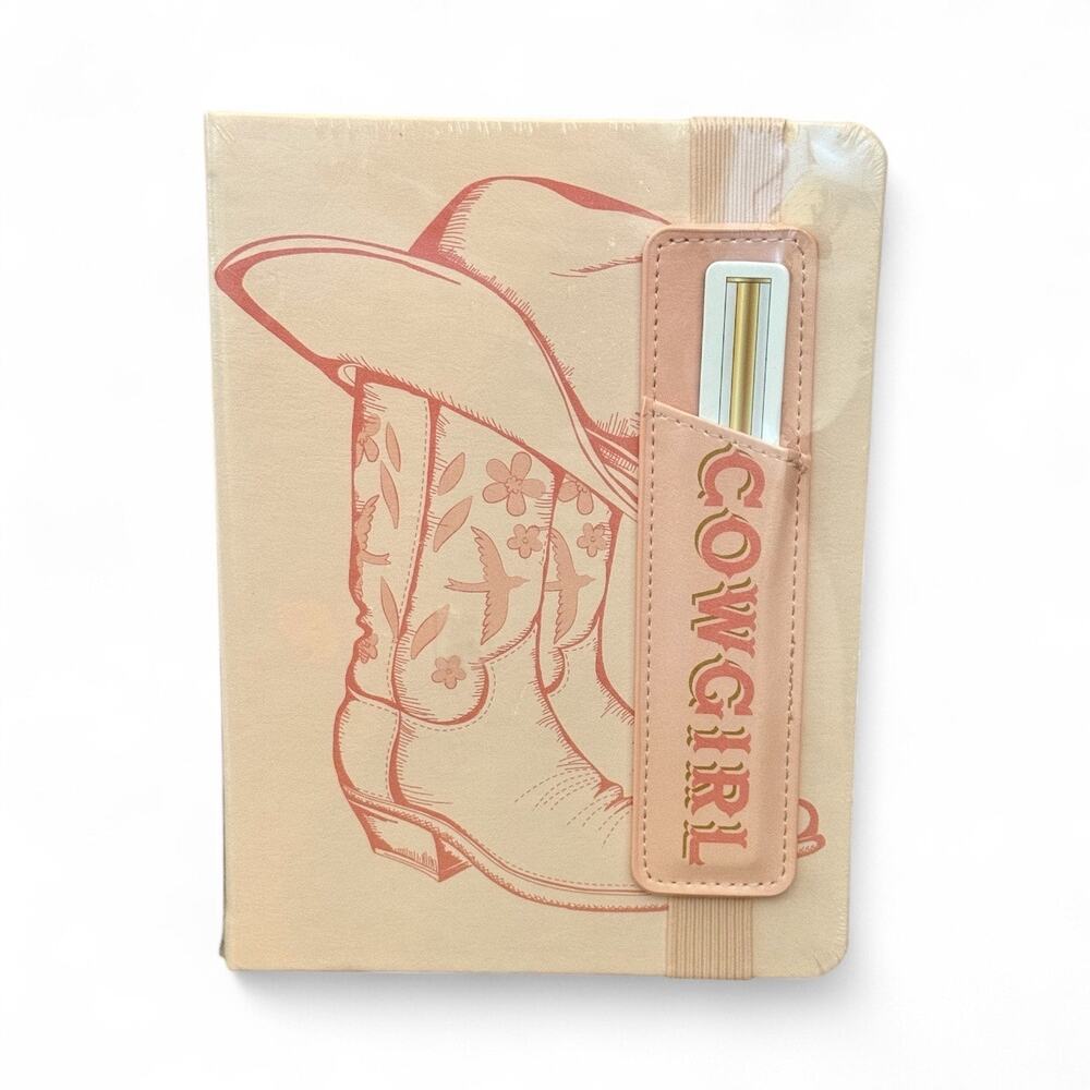 Cowgirl Journal NEW with pen holder